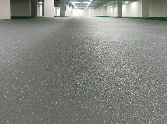 停车场桔纹地坪