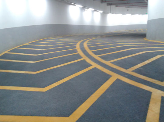 无震动防滑坡道地坪